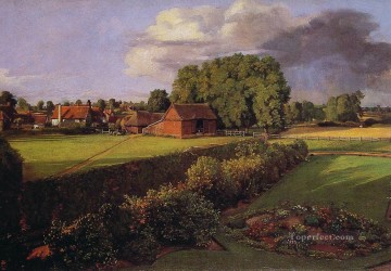 constable watercolour Painting - Golding Constables Flower Garden Romantic John Constable